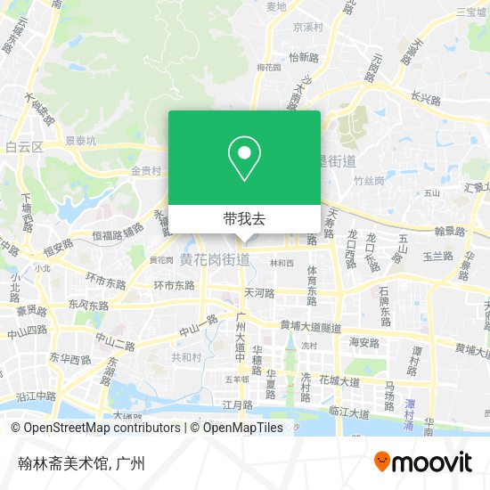 翰林斋美术馆地图