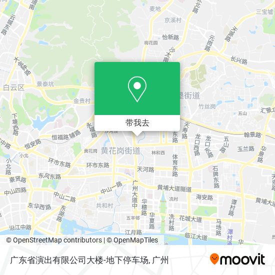 广东省演出有限公司大楼-地下停车场地图