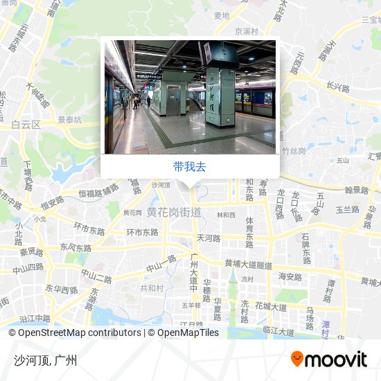 沙河顶地图