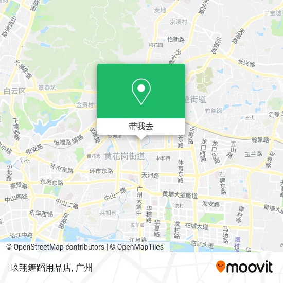 玖翔舞蹈用品店地图