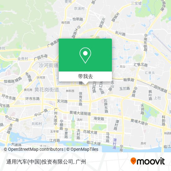 通用汽车(中国)投资有限公司地图