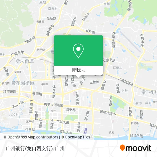 广州银行(龙口西支行)地图