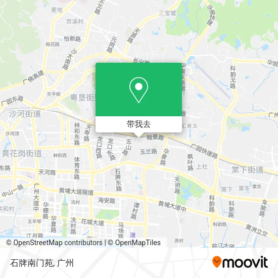 石牌南门苑地图