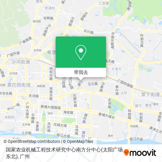 国家农业机械工程技术研究中心南方分中心(太阳广场东北)地图