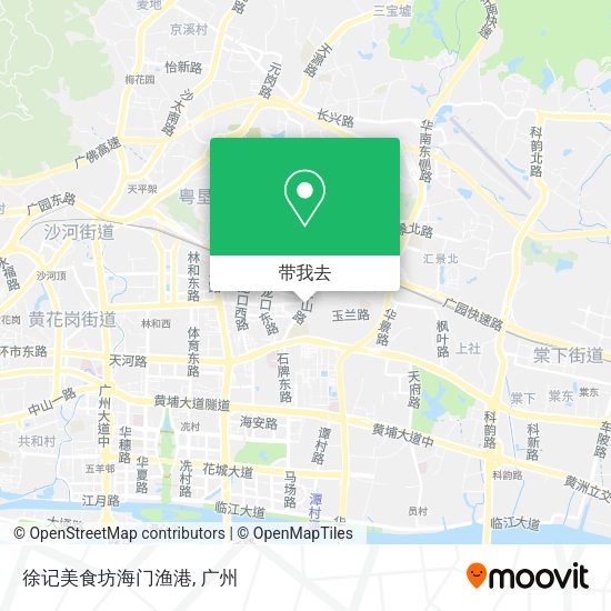 徐记美食坊海门渔港地图