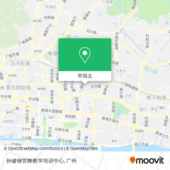 孙健钢管舞教学培训中心地图