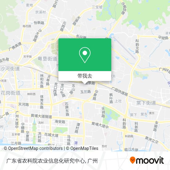 广东省农科院农业信息化研究中心地图