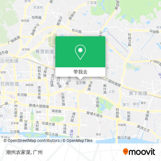 潮州农家菜地图