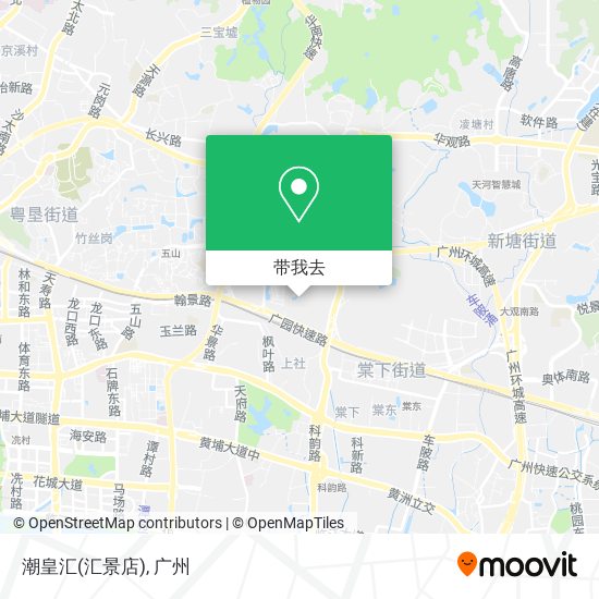 潮皇汇(汇景店)地图