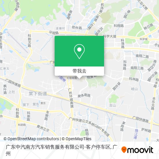 广东中汽南方汽车销售服务有限公司-客户停车区地图