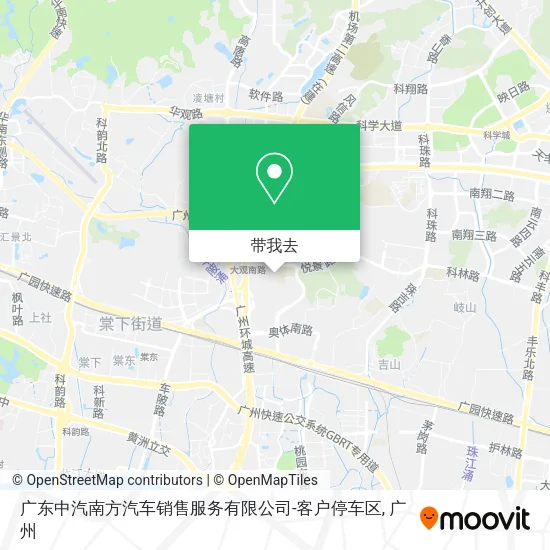 广东中汽南方汽车销售服务有限公司-客户停车区地图