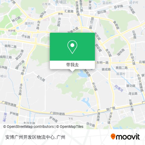 安博广州开发区物流中心地图