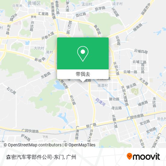 森密汽车零部件公司-东门地图