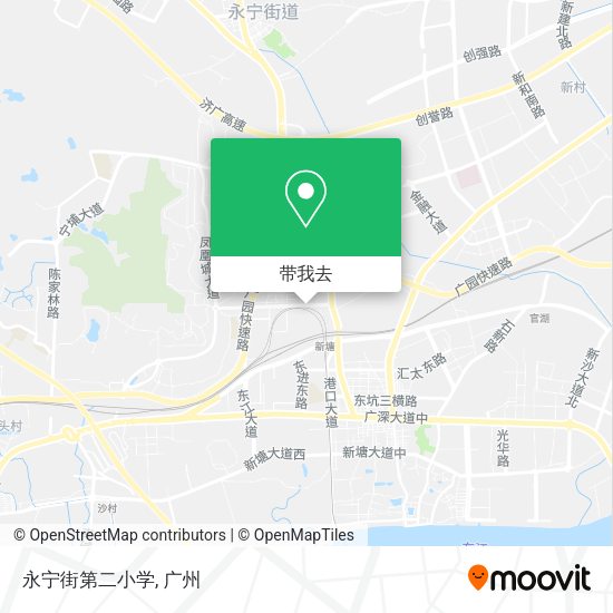 永宁街第二小学地图