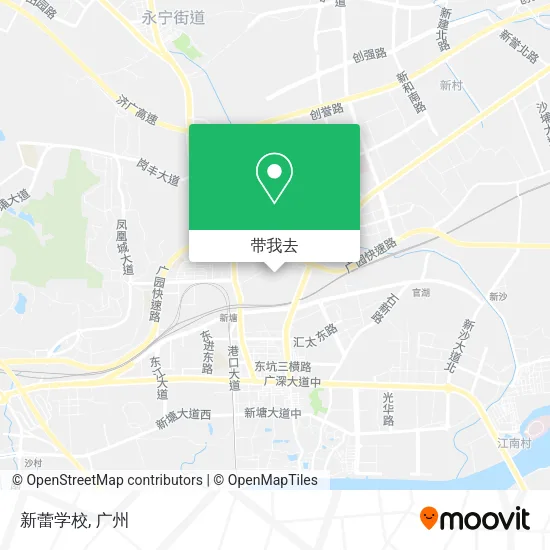 新蕾学校地图