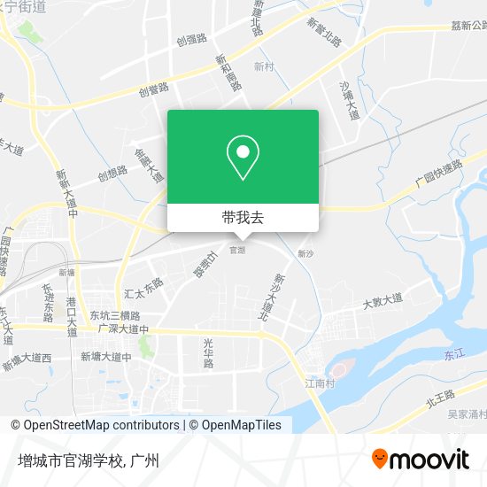 增城市官湖学校地图