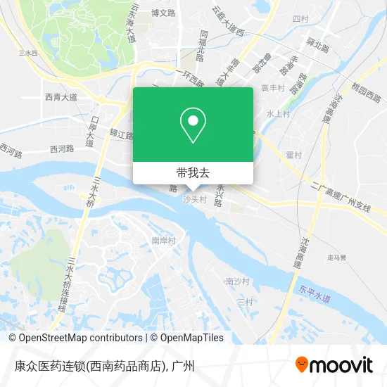 康众医药连锁(西南药品商店)地图