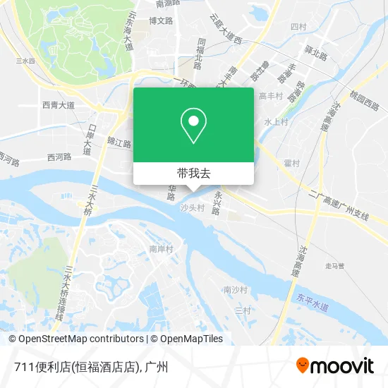 711便利店(恒福酒店店)地图