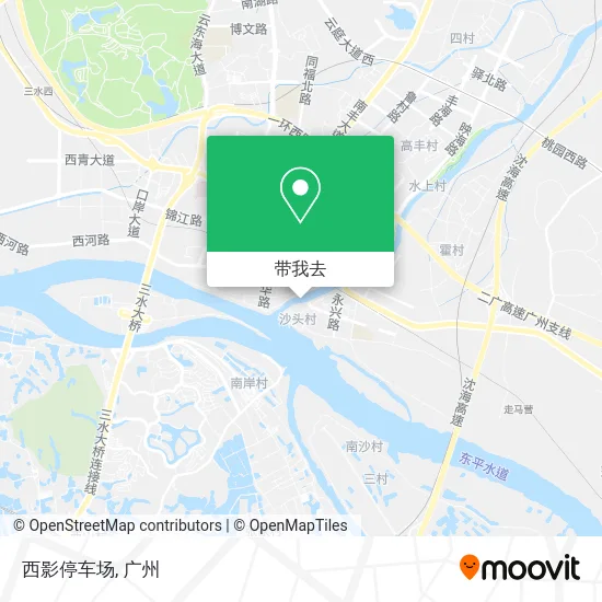 西影停车场地图