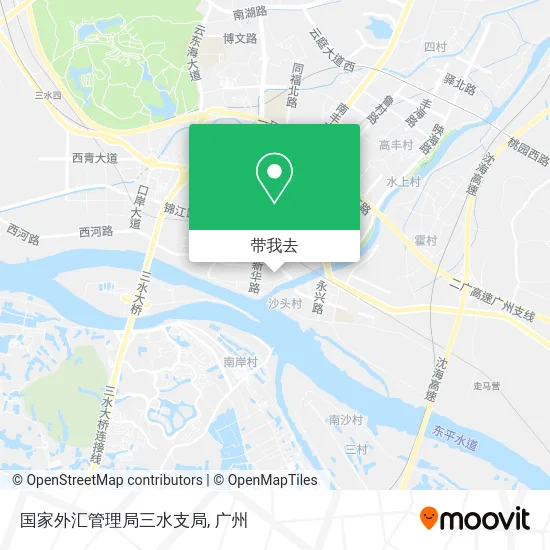 国家外汇管理局三水支局地图