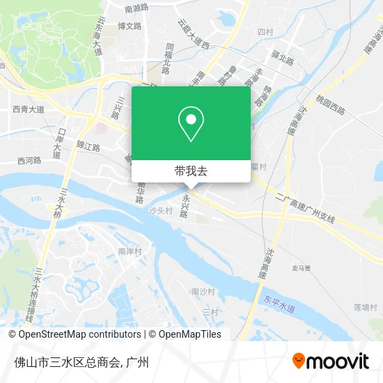 佛山市三水区总商会地图