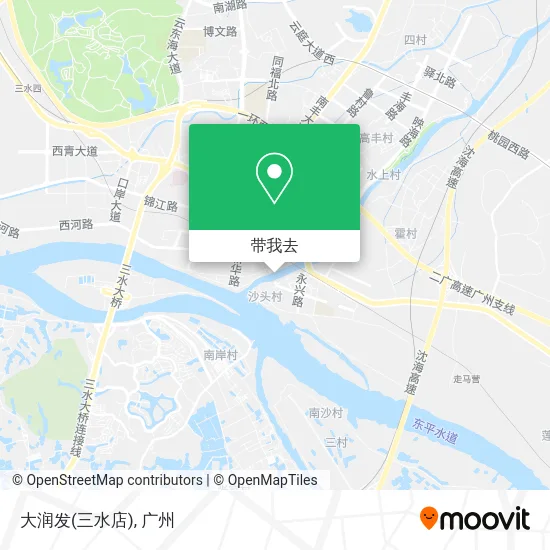 大润发(三水店)地图