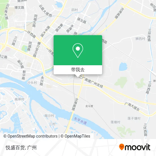 悦盛百货地图