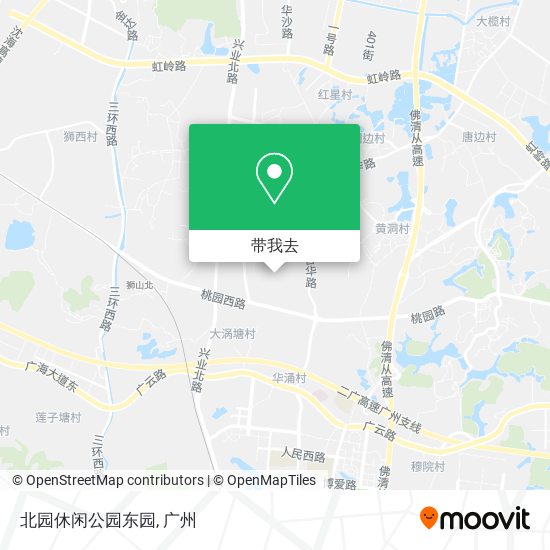 北园休闲公园东园地图