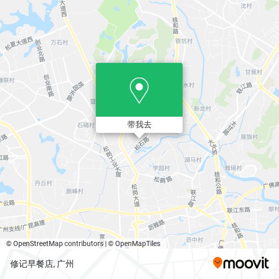 修记早餐店地图