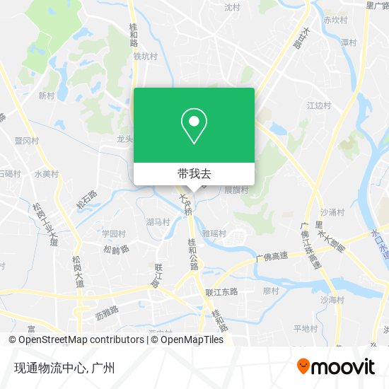 现通物流中心地图