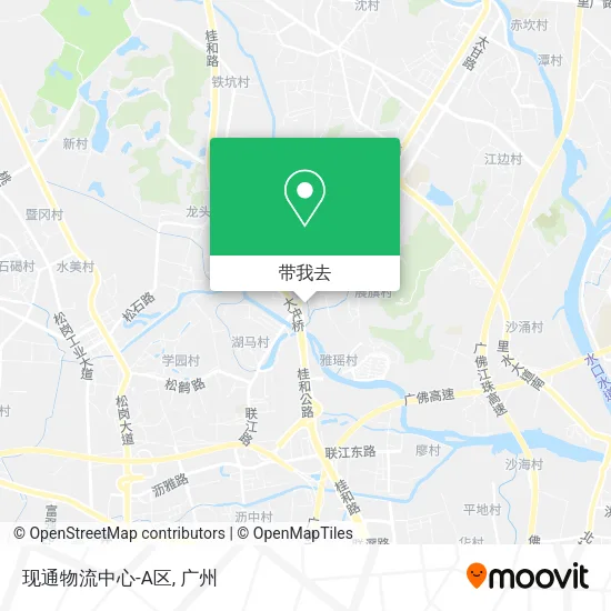 现通物流中心-A区地图