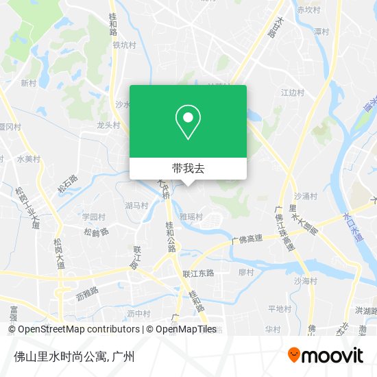佛山里水时尚公寓地图