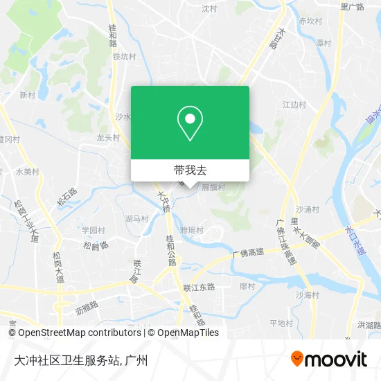大冲社区卫生服务站地图