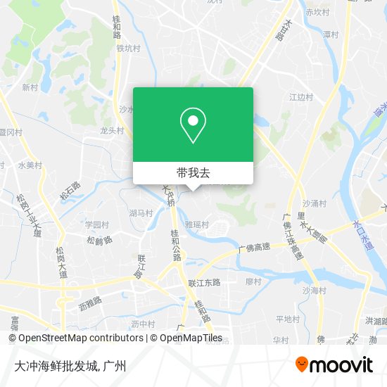 大冲海鲜批发城地图