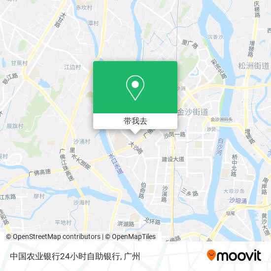 中国农业银行24小时自助银行地图