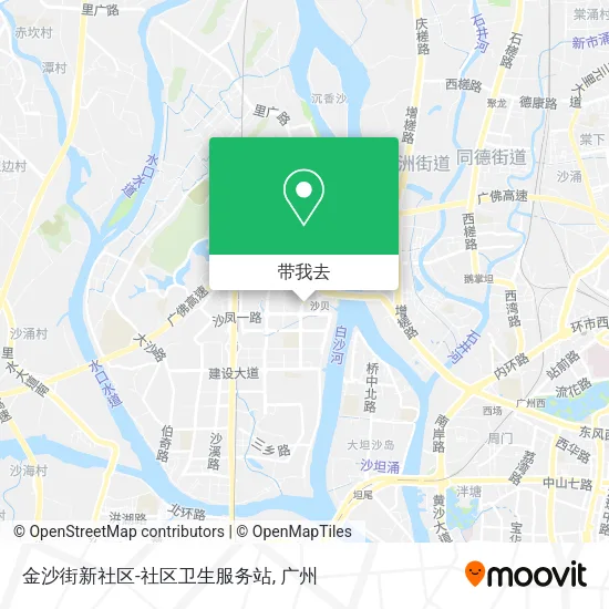 金沙街新社区-社区卫生服务站地图