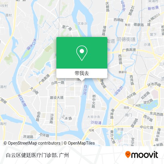 白云区健廷医疗门诊部地图