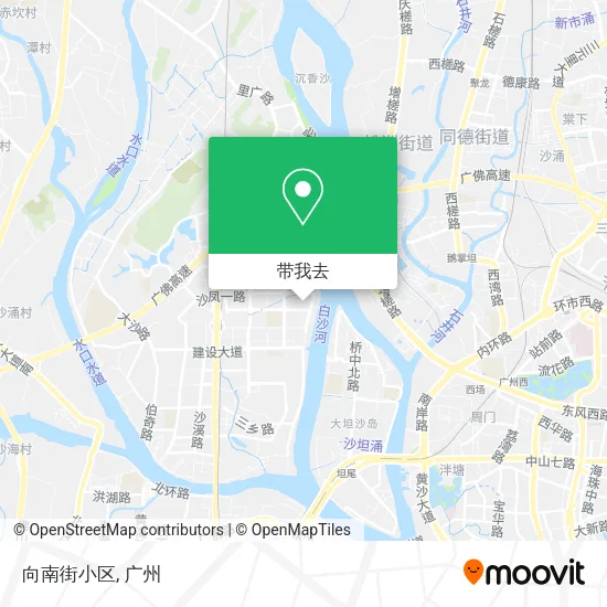 向南街小区地图