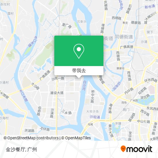 金沙餐厅地图