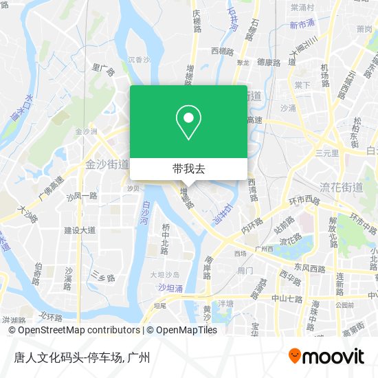 唐人文化码头-停车场地图