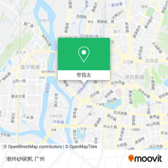 潮州砂锅粥地图