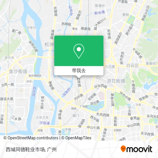 西城同德鞋业市场地图