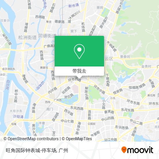 旺角国际钟表城-停车场地图