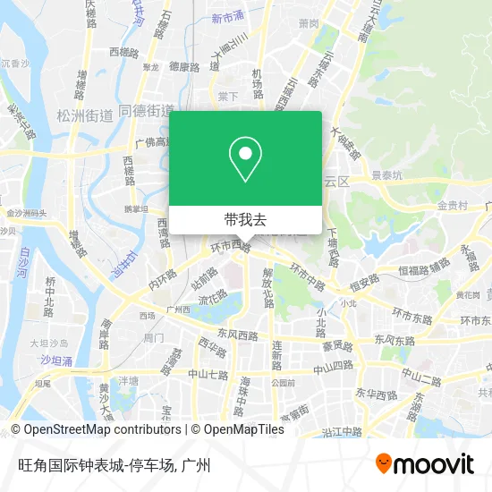旺角国际钟表城-停车场地图