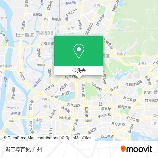新至尊百货地图