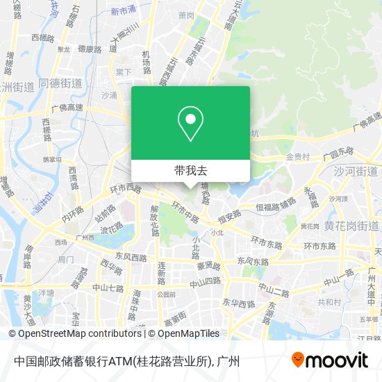 中国邮政储蓄银行ATM(桂花路营业所)地图