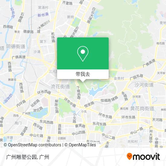 广州雕塑公园地图