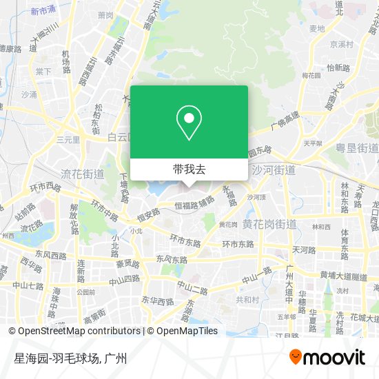 星海园-羽毛球场地图
