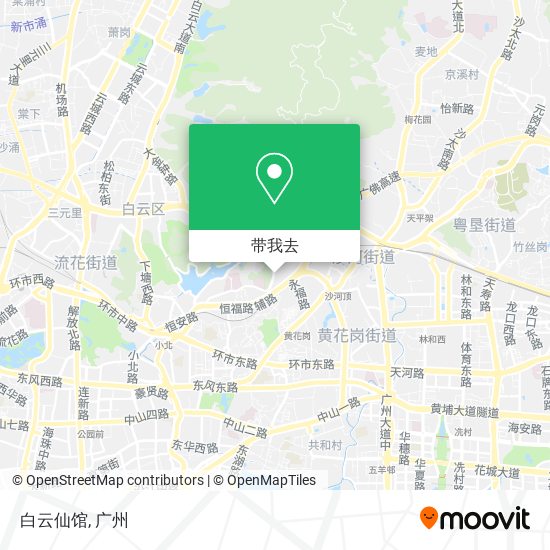 白云仙馆地图