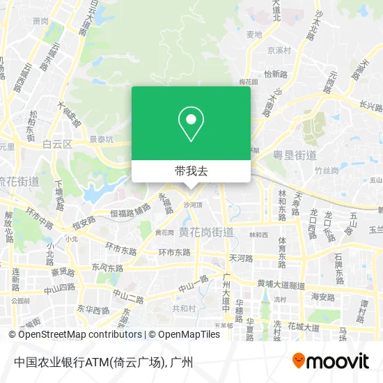 中国农业银行ATM(倚云广场)地图